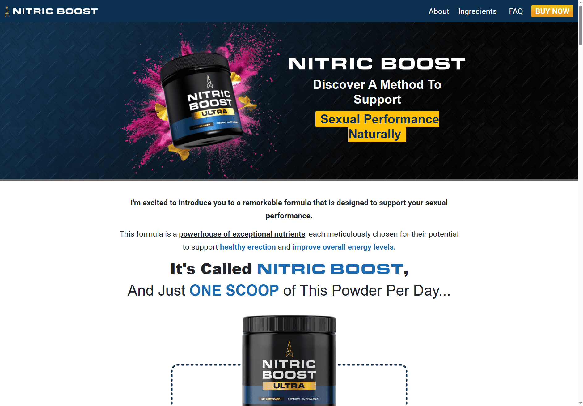 Nitric Boost background